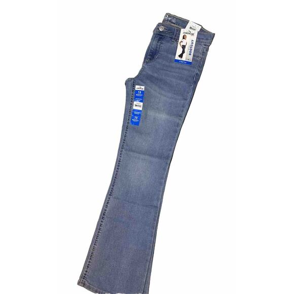 Lot Of 4 JORDACHE GIRLS JEANS Sz 12 SKINNY & Bootcut BLUE Button Zipper Snap - Picture 6 of 16